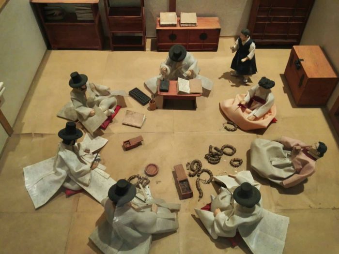 韓国金融史博物館展示
