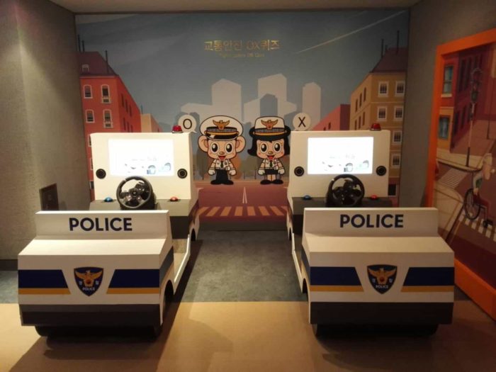 ソウル警察博物館体験コーナー