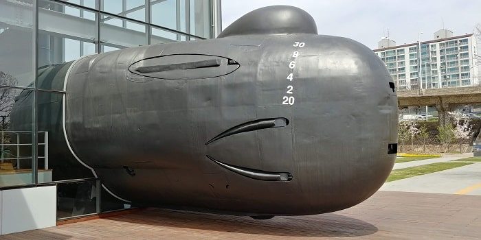 ソウル艦公園の潜水艇トルゴレ