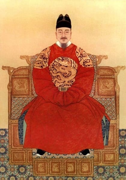 画家キムギチャンが描いた世宗(セジョン)大王の標準遺影