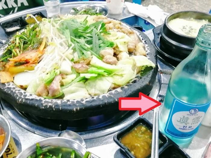韓国ソウルのおいしい店チンソン韓牛コプチャンポックンパッ