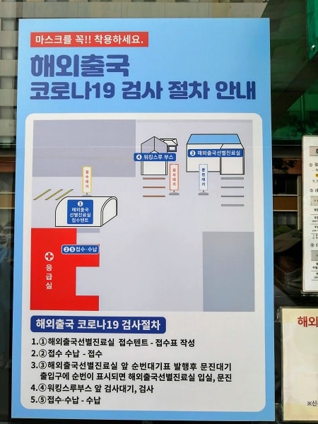 厚生労働省 出国前検査証明 韓国での取得方法