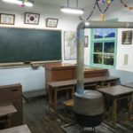 ソウル教育博物館。教室を再現したもの